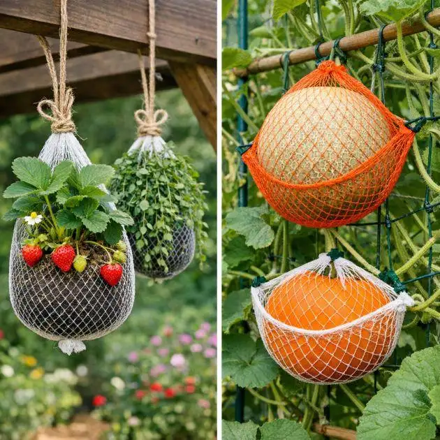 Gebruik ze als hangende plantenbakken en ophangbanden